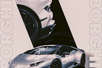 design premium product advertising posters