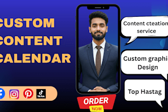 be create a social media marketing content calendar