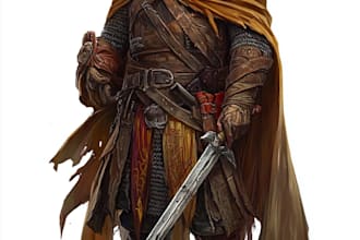 fantasy dnd character illustration