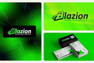 design modern logo, business card, letterhead and stationery design
