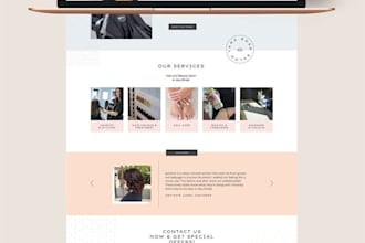 build a clean and responsive web page