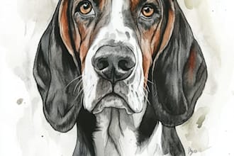 create a custom pet portrait