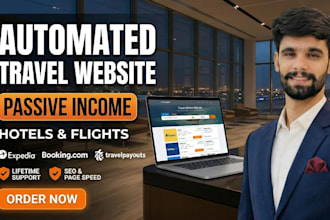 build an automated travel affiliate website with flight and hotel booking