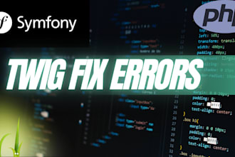 fix any error in your twig template