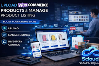 upload woocommerce products and manage product listing