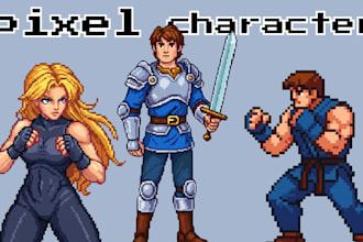 draw pixel character, rpg sprite sheet,2d pixel animation, nsfw pixel game art