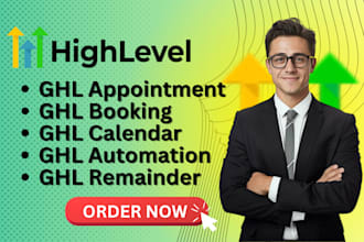 setup ghl appointment, booking, calendar, automation, reminders