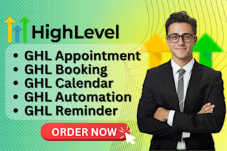 setup ghl appointment, booking, calendar, automation, reminders