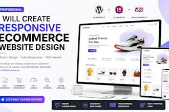 create responsive ecommerce website design