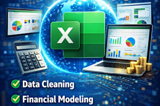 build excel power bi and tableau dashboards and data analysis