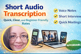 transcribe audio for you