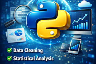 do eda and statistical analysis in python and excel
