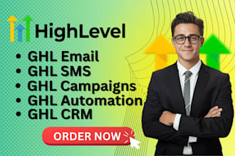 setup ghl email, sms, automations, crm, campaigns