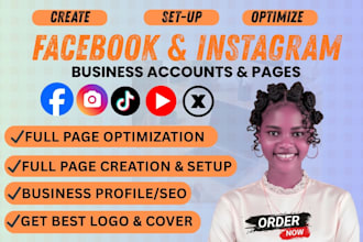 setup and optimize your instagram and facebook business pages