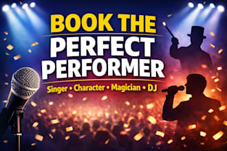 find and book the perfect performer for your event