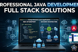 develop robust backend system and rest API with database