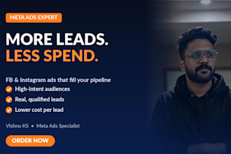 be your facebook and instagram ads manager for lead generation