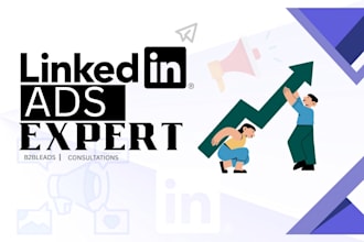 create and manage high converting linkedin ads campaigns for b2b lead generation
