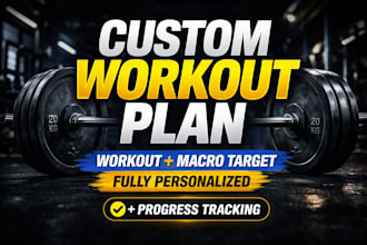 create a custom workout plan for hypertrophy