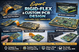 do pcb design schematic layout board multilayer single layer rigid flex pcb