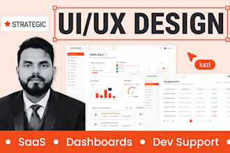 design startup saas mvp UI UX, dashboard and web app in figma