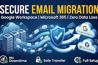 professionally migrate your emails to google workspace or microsoft 365