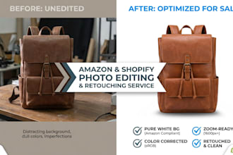edit and retouch product photos for amazon and shopify