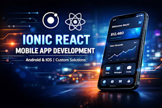 develop a professional mobile app using ionic react