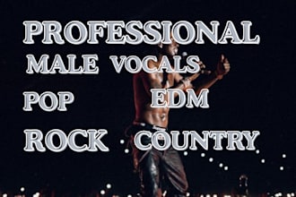 male country vocalist, metal singer, rock frontman male lead vocals, gospel choi