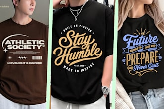 do awesome t shirt design typography graphic t shirt designs
