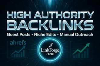 build linkforge high authority backlinks fast
