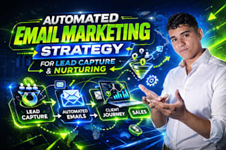 create an automated email marketing strategy for lead capture and nurturing