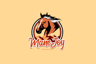 design horse racing, equestrian, equine horse business logo