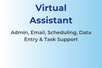 be your reliable virtual assistant for admin and office support