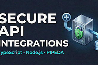 build secure pipeda compliant API integrations