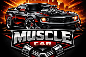 design a unique cartoon and pictorial logo professionally