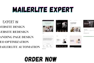 design mailerlite landing page mailerlite email marketing campaign automation