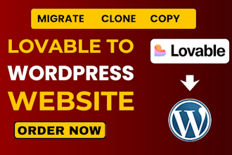 convert lovable ai website to wordpress, clone lovable ai migrate lovable ai