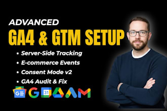 be your google analytics 4 expert and tag manager tracking specialist website