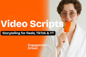 social media scripts video copywriting tiktok instagram reels scriptwriter