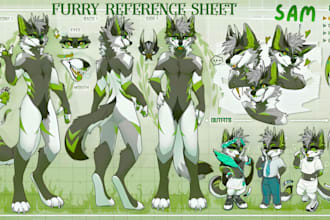 furry ref sheet anthro nsfw furry reference sheet fursona ref sheet for fursuits