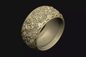 add custom relief sculpt to object,jewelry detailing,stl for laser engraving,cnc