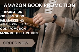 do professional book promotion and amazon KDP marketing