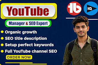 professional youtube channel management and SEO services