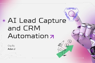 build an ai powered lead capture CRM automation tool