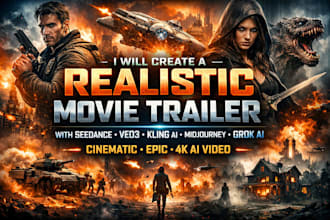 create realistic movie trailer with seedance veo3 higgs seedance 2 0 sora 2 grok