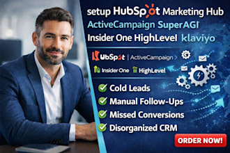 set hubspot marketing hub activecampaign superagi insider one highlevel klaviyo