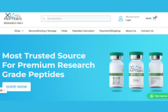 research peptide website fda compliant woocommerce peptide website sarms website