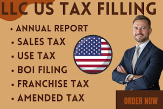 do llc annual report, sales and use tax, boi filing, franchise tax, amended tax