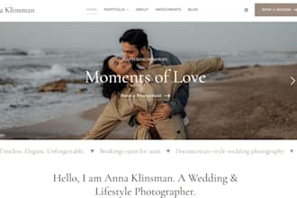 design squarespace photography website pixpa personal portfolio flimmaker site